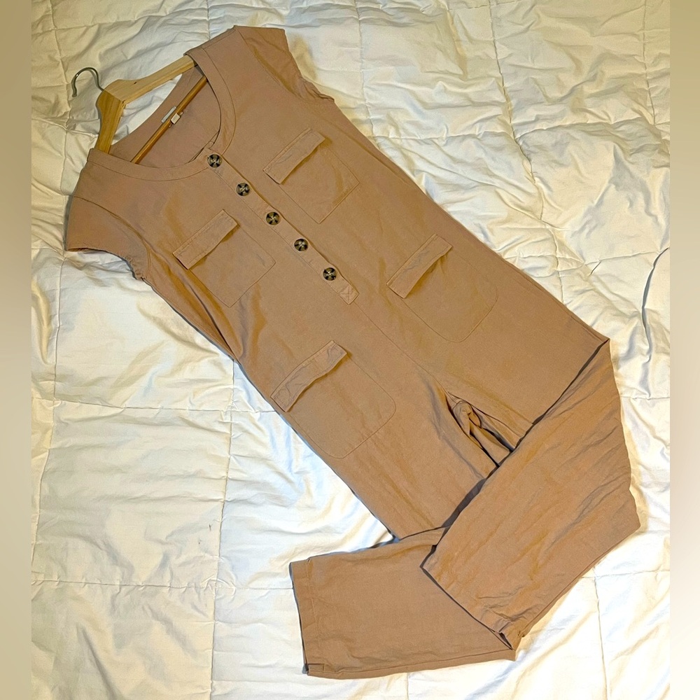 Rhythm. Neutral Colored Playsuit- Australian made brand